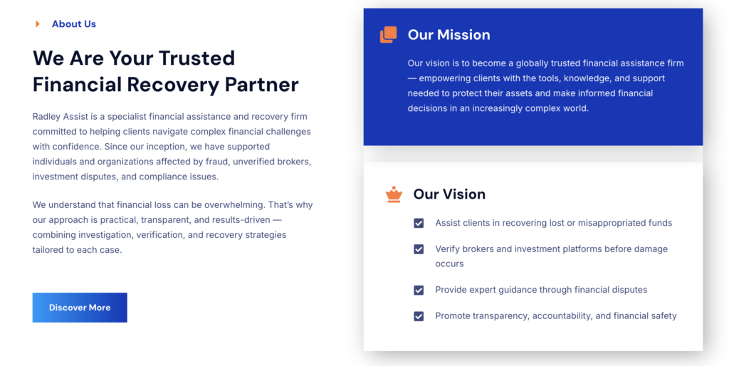 RadleyAssist Redefines Crypto Scam Reporting