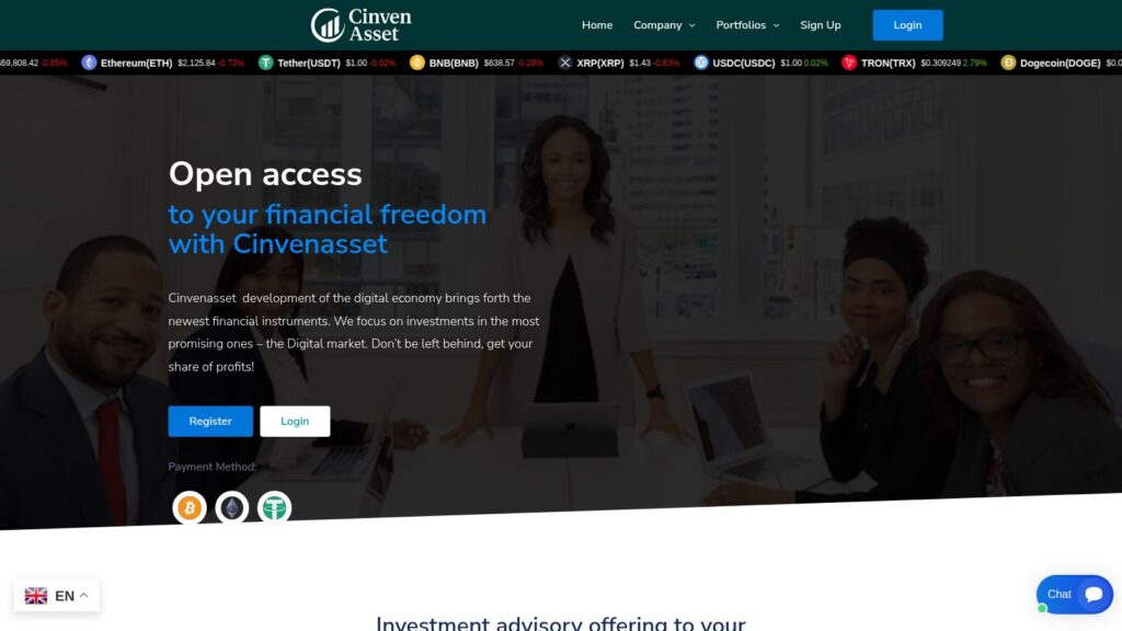 Cinvenasset Review: New And Unregulated