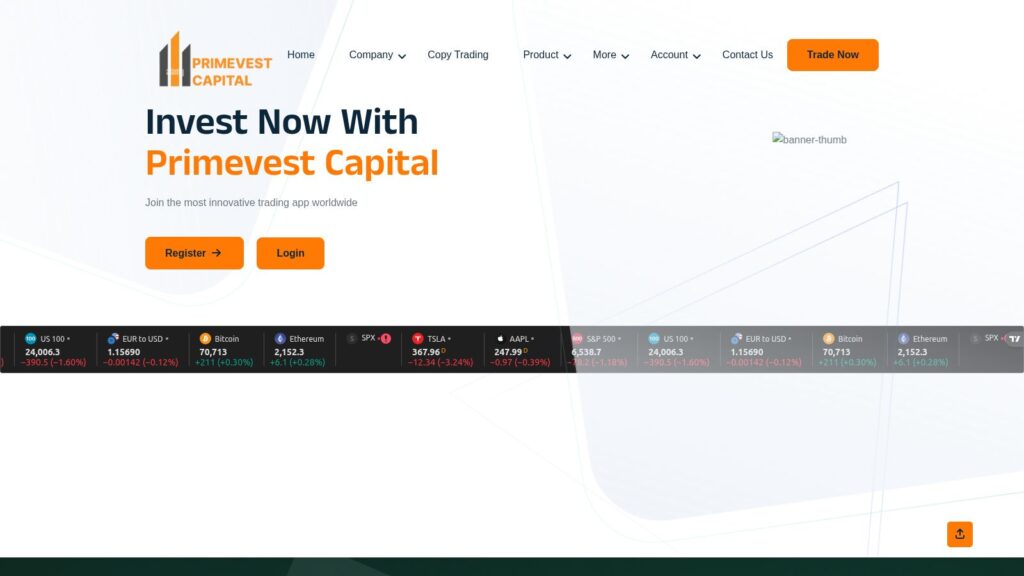 Primevestcapital Review: Unregulated Scam Broker Warning