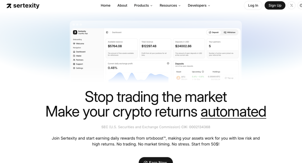 Sertexity Review: Exposing a Potential Crypto Scam