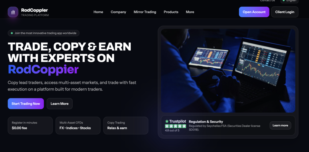 Rodcoppier Review: New and Risky Platform