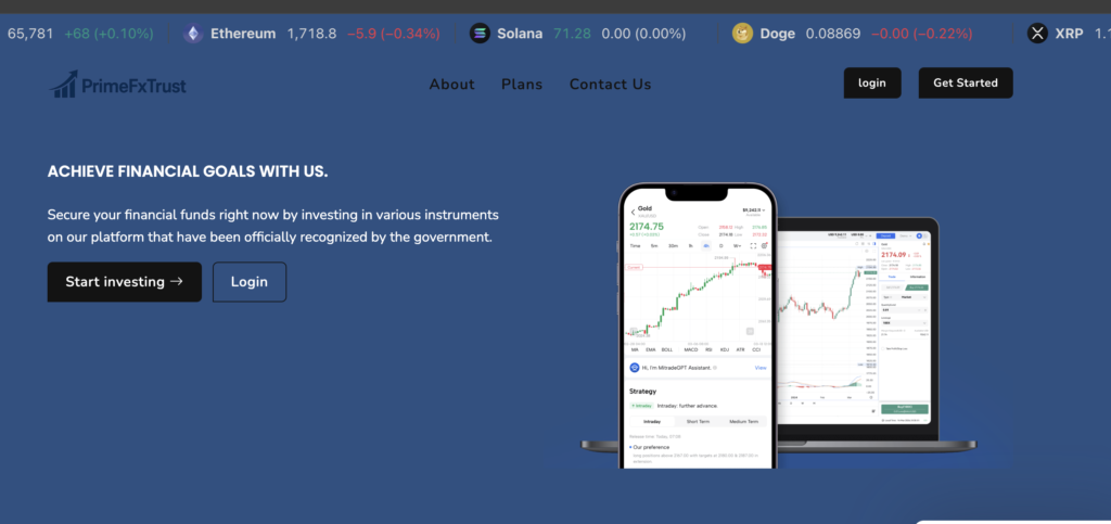Primefxtrust Review: Warning Signs of a Crypto Scam