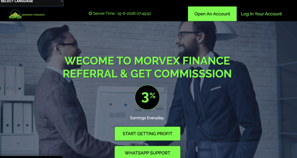 Morvexfinance Review: Warning Signs of a Crypto Scam