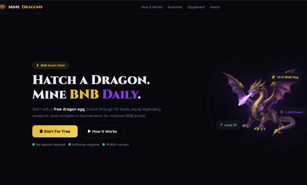 Minedragons Review: New Unregulated Crypto Platform