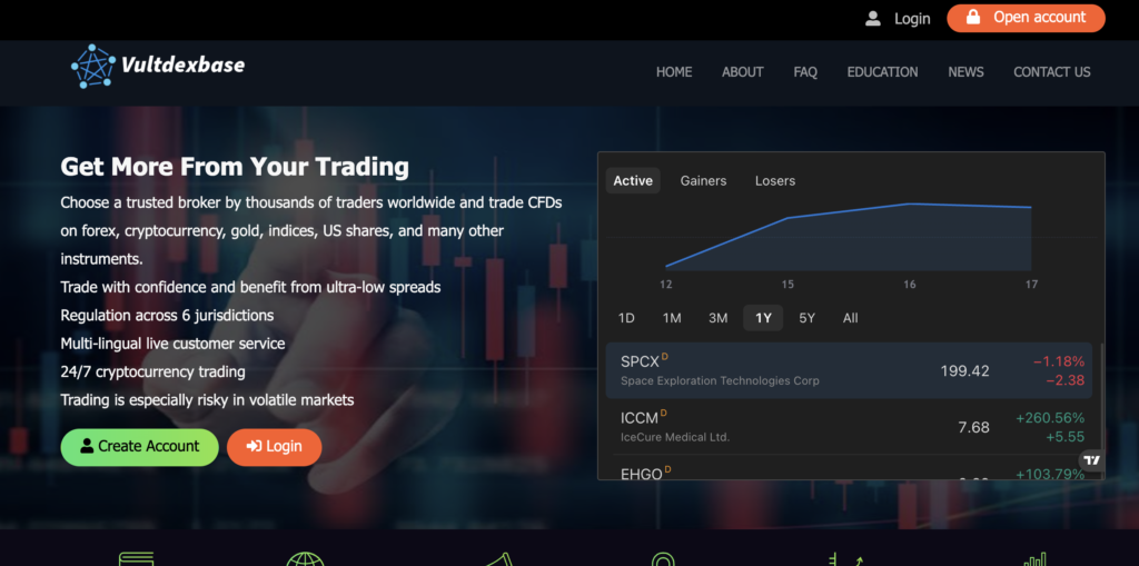 Vultdexbase.top Review: Trading Without Regulations