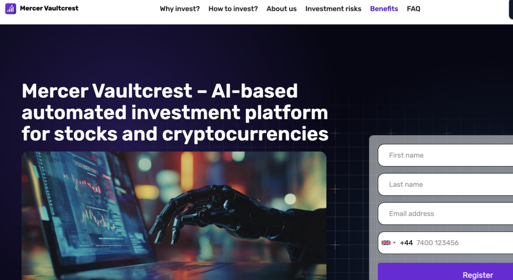 Mercervaultcrest.com Review: Fake AI Based Crypto Scam